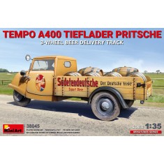 1/35 Tempo A400 Tieflader Pritsche 3-Wheel Beer Delivery Truck