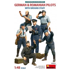 1/48 German and Romanian Pilots with Ground Staff (6 figures)