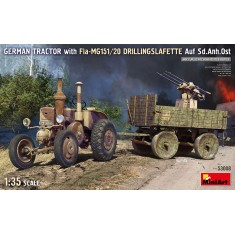 1/35 German Tractor with Fla-MG151/20 Drillingslafette Auf Sd.Anh.Ost