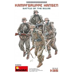 1/35 Kampfgruppe Hansen, Battle of the Bulge (4 figures)