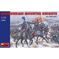 1/72 Burgundian Mounted Knights XV Century (20 figures w/20 Horses)