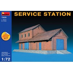 1/72 Service Station (Building Size L x H x W: 335mm x 134mm x 116mm)
