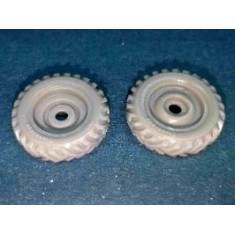 1/35 Jeep/Bantam BRC-40 6.00 x 16 Ground Grip Early Spare Wheels (2pcs)