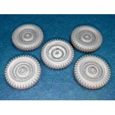 1/35 GPA Jeep 6.00 x 16 Military Pattern Wheels for Tamiya kit