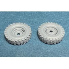 1/35 Land Rover 7.50x16 Deestone Spare Wheels (2pcs)