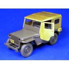 1/35 WWII Military Jeep Hardtop for Tamiya kit