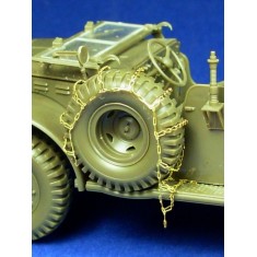 Tyre Chains for 1/35 US 3/4 ton 4X4 WC Truck (2 units)