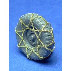 Tyre Chains for 1/35 German Krupp Protze 6x4 Truck (4 units)