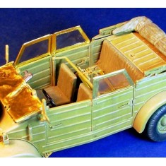 1/35 VW Typ.82 Kubelwagen Canvas Windows for Tamiya kits