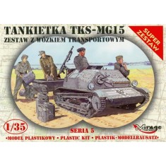 1/35 TANKETTE TKS-MG15 with Trailer