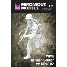 1/35 WWII German Soldier with MP40 #2