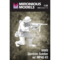 1/35 WWII German Soldier with MP40 #3