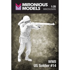 1/35 WWII US Soldier #14