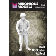 1/35 WWII US Soldier At Rest
