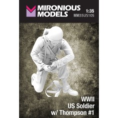 1/35 WWII US Soldier with Thompson #1
