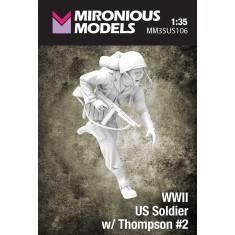 1/35 WWII US Soldier with Thompson #2