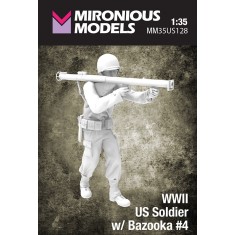 1/35 WWII US Soldier with Bazooka #4