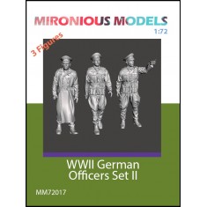 1/72 WWII German Officers Set II (3 figures)