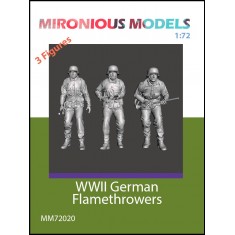 1/72 WWII German Flamethrowers (3 figures)