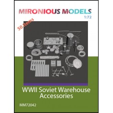1/72 WWII Soviet Warehouse Accessories (50pcs)