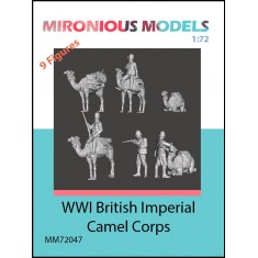 1/72 WWI British Imperial Camel Corps (9 figures)