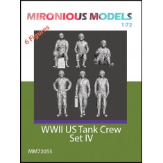 1/72 WWII US Tank Crew Set IV (6 figures)