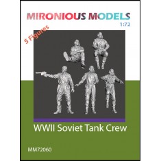 1/72 WWII Soviet Tank Crew (5 figures)