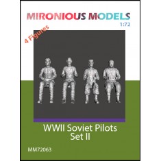 1/72 WWII Soviet Pilots Set II