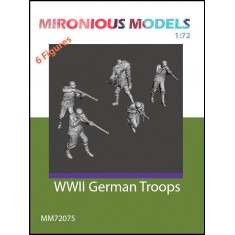 1/72 WWII German Troops (6 figures)