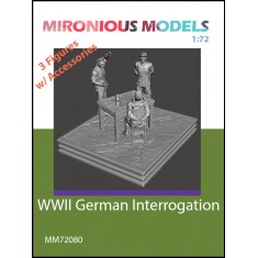 1/72 WWII German Interrogation (3 figures with accessories)
