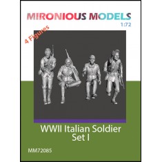 1/72 WWII Italian Soldier Set I (4 figures)