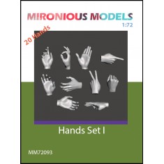 1/72 Hands Set I (20pcs)