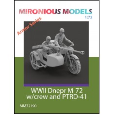 1/72 WWII Dnepr M-72 with PTRD-41
