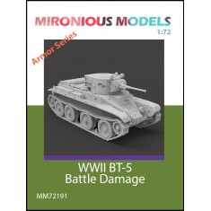 1/72 WWII BT-5 Battle Damage