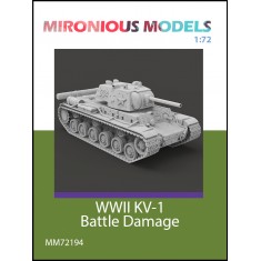 1/72 WWII KV-1 Battle Damage