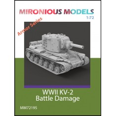 1/72 WWII KV-2 Battle Damage