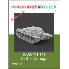 1/72 WWII SU-152 Battle Damage