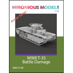 1/72 WWII T-35 Battle Damage