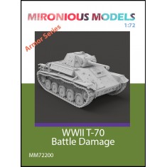 1/72 WWII T-70 Battle Damage