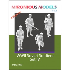 1/72 WWII Soviet Soldiers Set IV