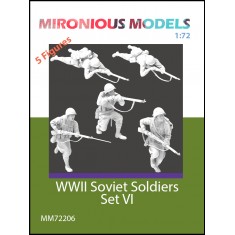 1/72 WWII Soviet Soldiers Set VI