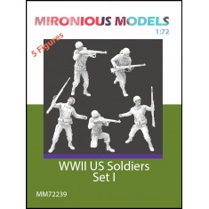 1/72 WWII US Soldiers Set I