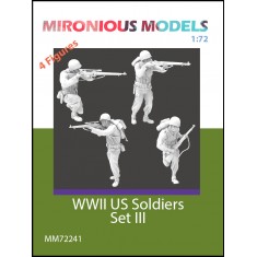 1/72 WWII US Soldiers Set III