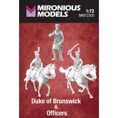 1/72 Duke of Brunswick and Officers