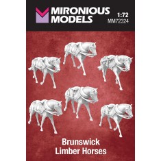 1/72 Brunswick Limber Horses