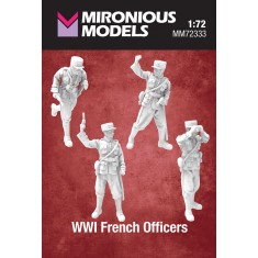 1/72 WWI French Officers