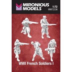 1/72 WWI French Soldiers I