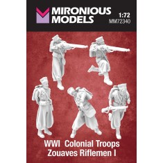 1/72 WWI Colonial Troops Zouaves Riflemen I