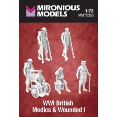 1/72 WWI British Medics and Wounded I