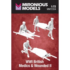 1/72 WWI British Medics and Wounded II